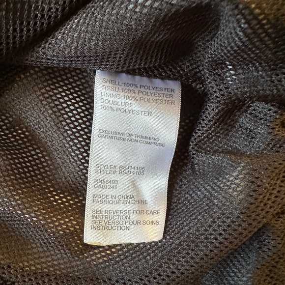 Blanc Noir Camo Cropped Bomber Jacket with side stripe Size M - Picture 14 of 15